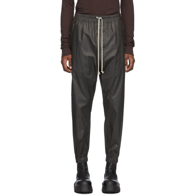 RICK OWENS RICK OWENS BLACK TRACK PANTS