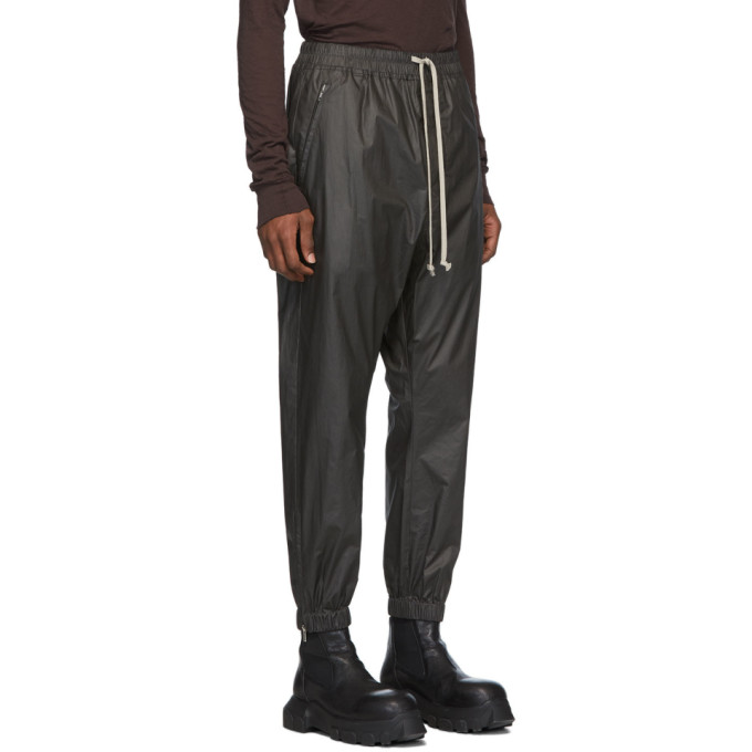 RICK OWENS RICK OWENS BLACK TRACK PANTS