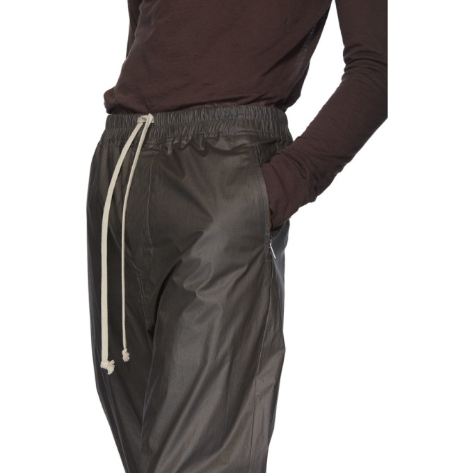 RICK OWENS RICK OWENS BLACK TRACK PANTS