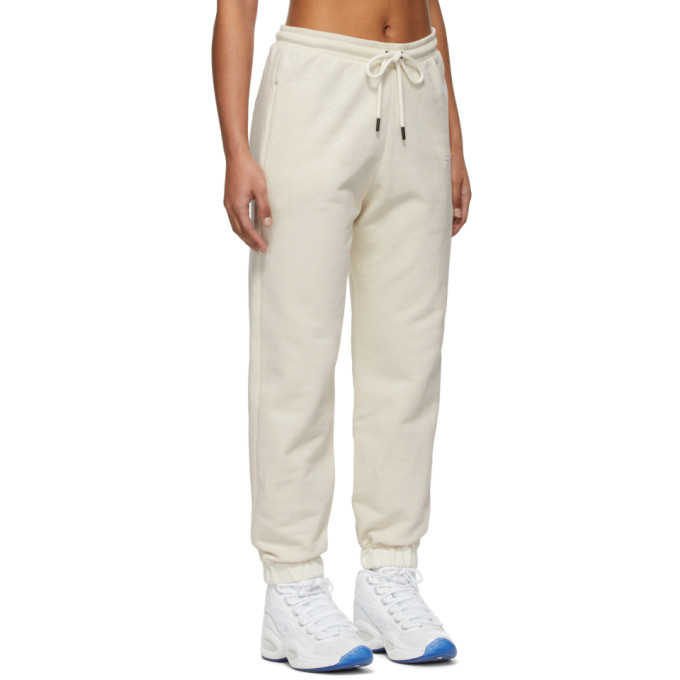 REEBOK X VICTORIA BECKHAM REEBOK BY VICTORIA BECKHAM OFF-WHITE JOGGER LOUNGE PANTS