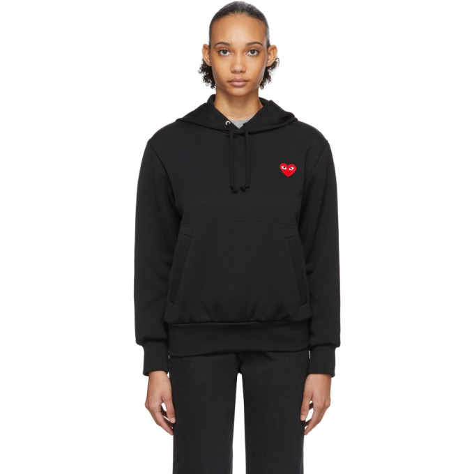 Comme des Garcons Play Black Heart Patch Hoodie