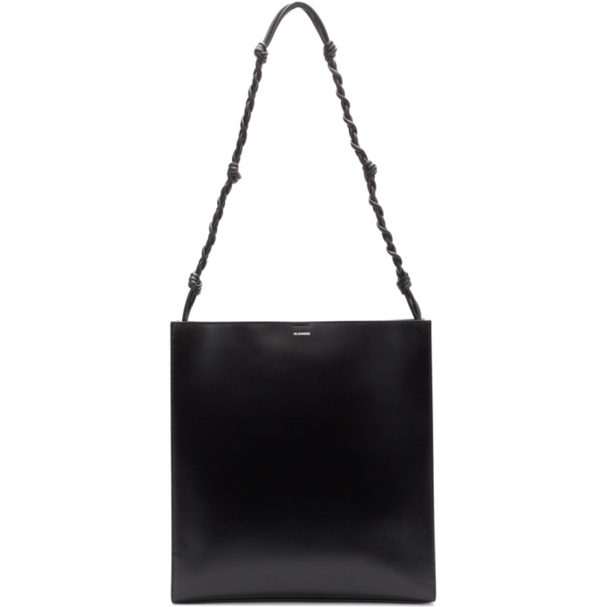 Jil Sander Black Large Tangle Shoulder Bag