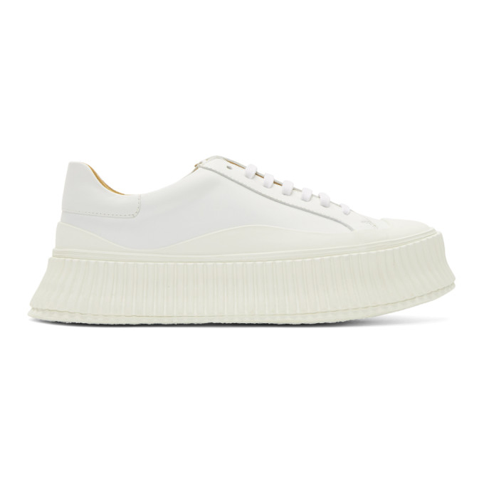 Jil Sander White Connors Sneakers