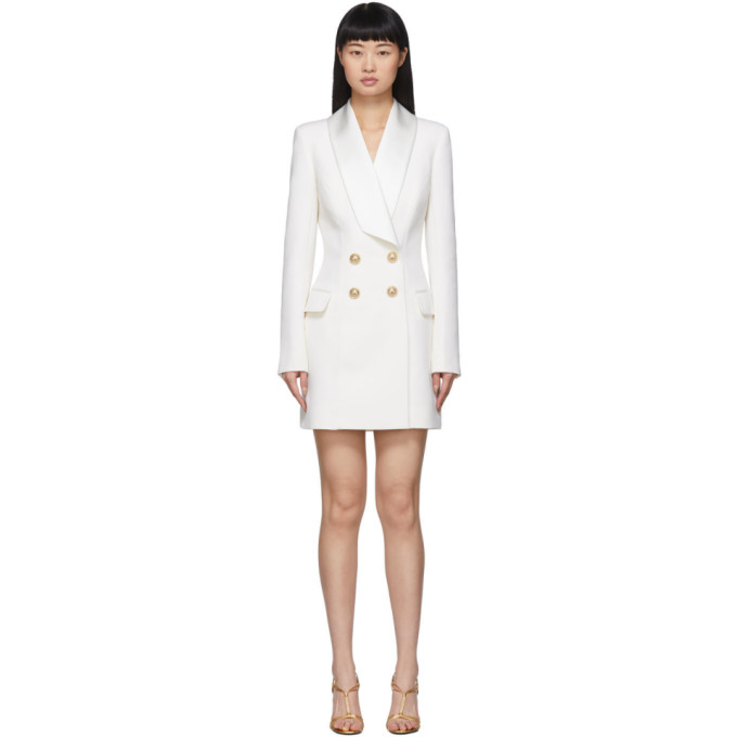 suit jacket dress white