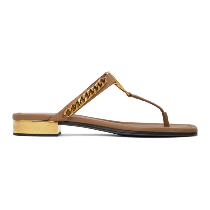 BALMAIN BALMAIN BEIGE PRESLY SANDALS