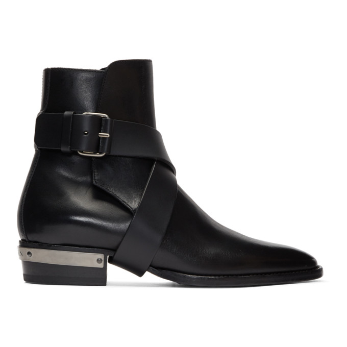 BALMAIN BALMAIN BLACK PAGE ANKLE BOOTS