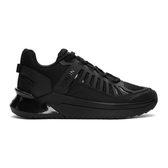 BALMAIN BALMAIN BLACK B-TRAIL SNEAKERS