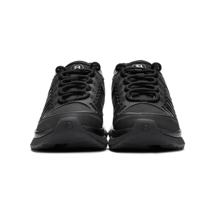 BALMAIN BALMAIN BLACK B-TRAIL SNEAKERS