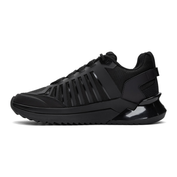 BALMAIN BALMAIN BLACK B-TRAIL SNEAKERS