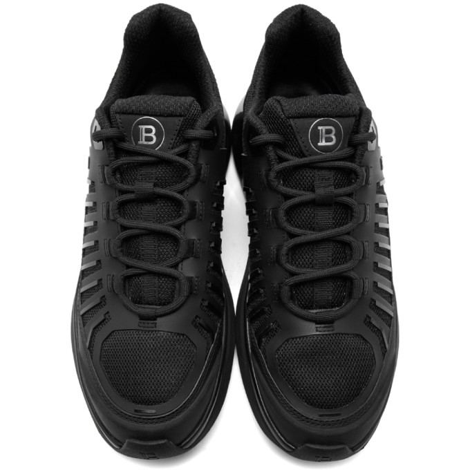 BALMAIN BALMAIN BLACK B-TRAIL SNEAKERS