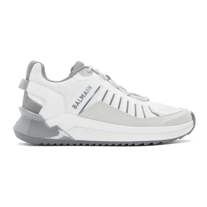 BALMAIN BALMAIN WHITE B-TRAIL SNEAKERS