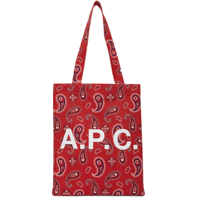 APC A.P.C. 红色 LOU 托特包