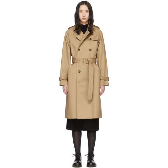 burberry tiered hem trench coat