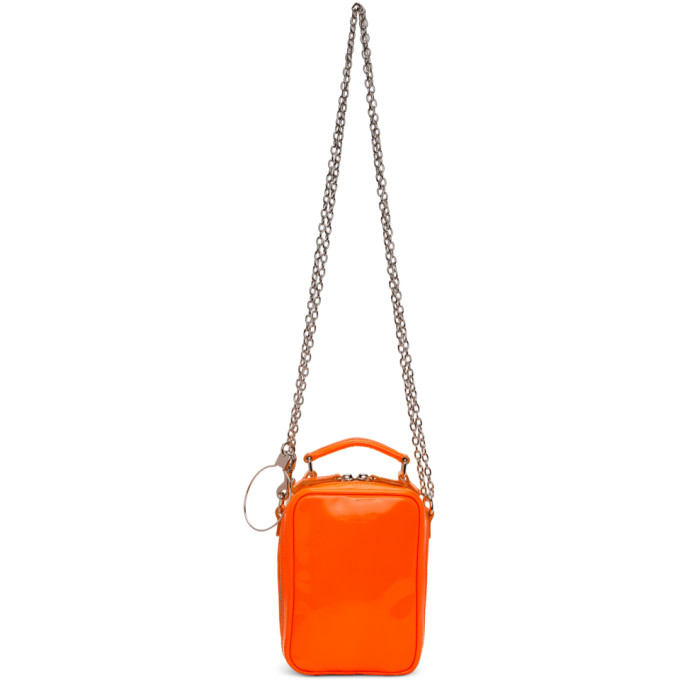 JUNYA WATANABE JUNYA WATANABE ORANGE STEER GLASS GLOSSY BAG