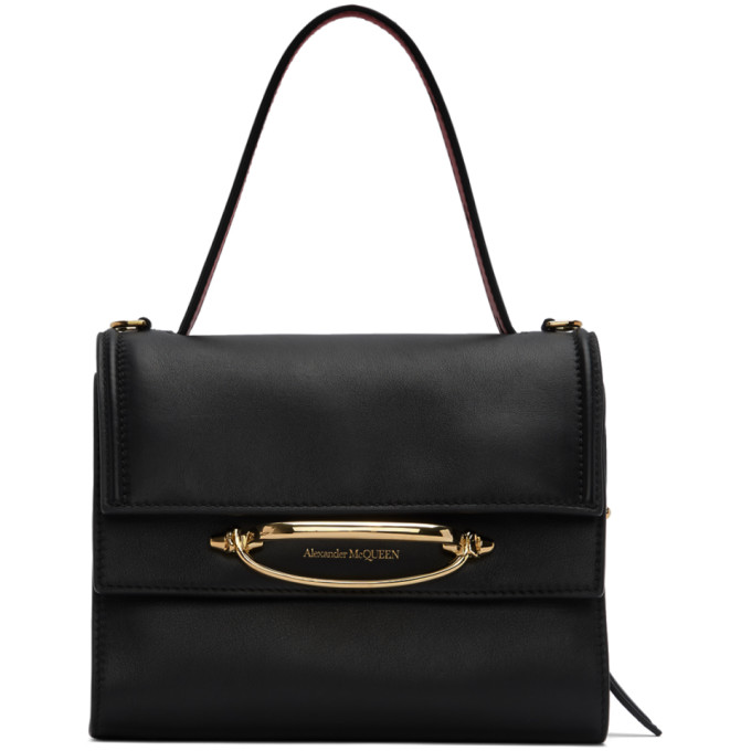 ALEXANDER MCQUEEN BLACK 'THE STORY' BAG