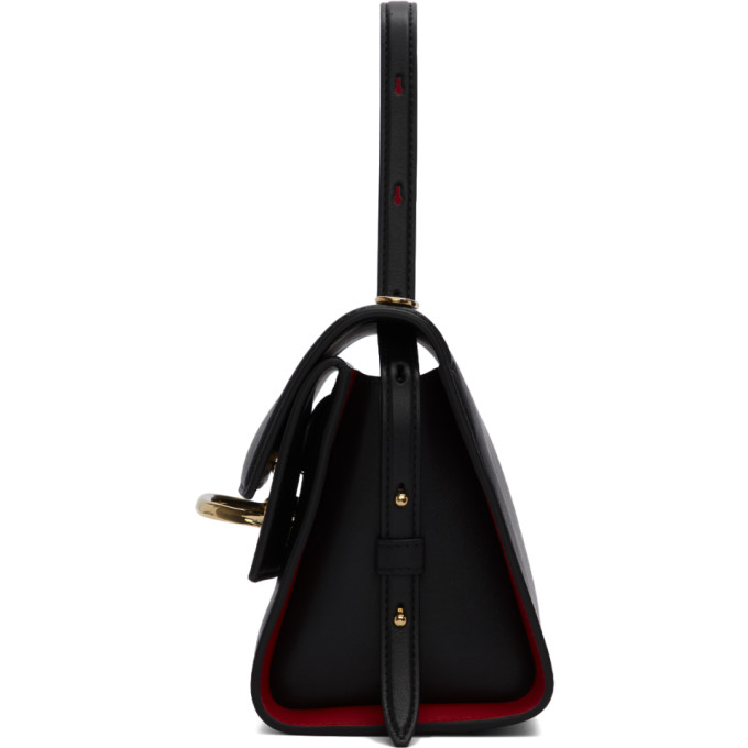 ALEXANDER MCQUEEN BLACK 'THE STORY' BAG