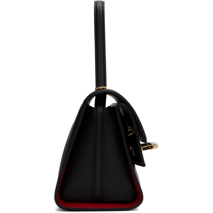 ALEXANDER MCQUEEN BLACK 'THE STORY' BAG