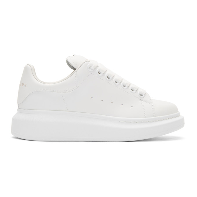 ALEXANDER MCQUEEN White Oversized Sneakers