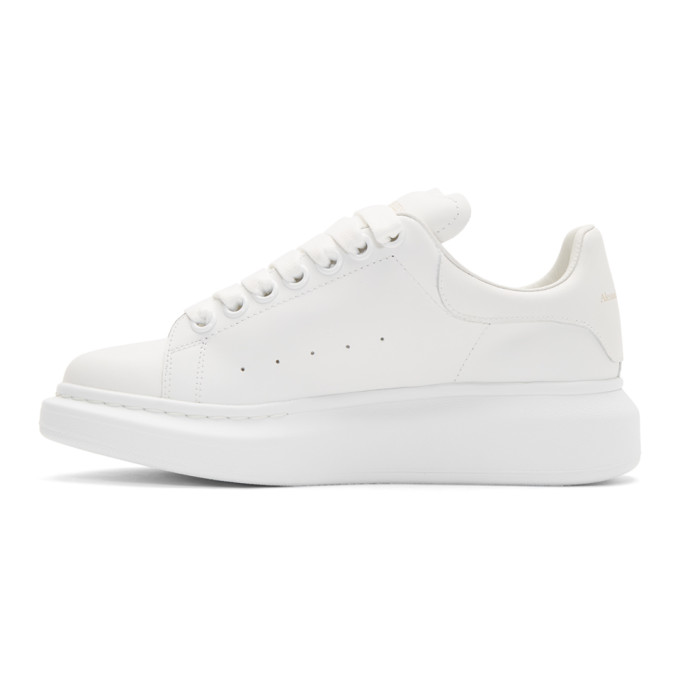 ALEXANDER MCQUEEN White Oversized Sneakers