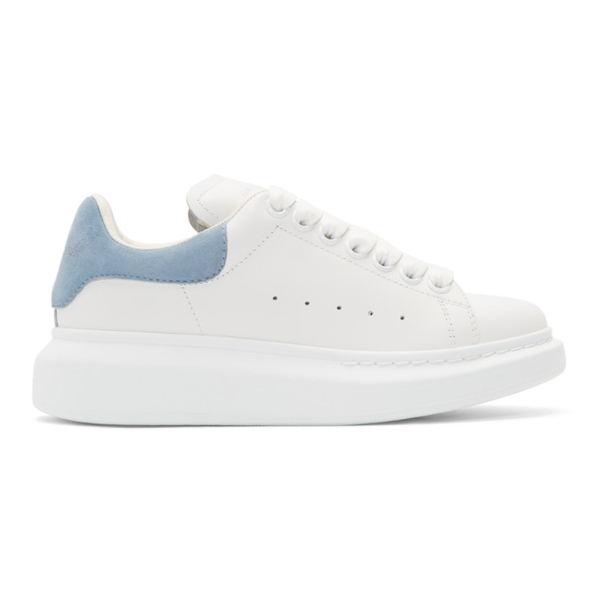 alexander mcqueen trainers silver