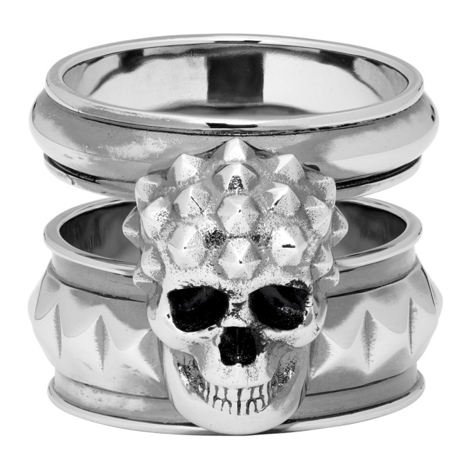 ALEXANDER MCQUEEN ALEXANDER MCQUEEN SILVER SNAKE RING