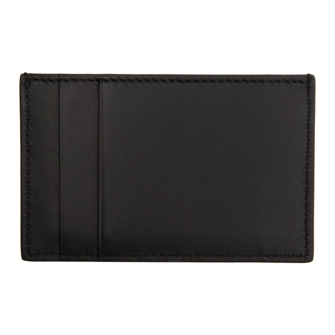 ALEXANDER MCQUEEN ALEXANDER MCQUEEN BLACK LOGO CARD HOLDER