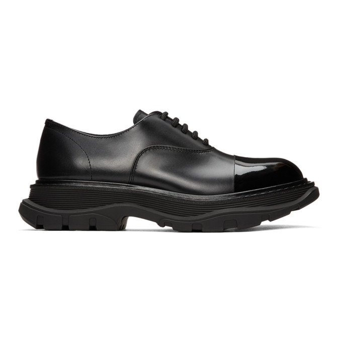ALEXANDER MCQUEEN ALEXANDER MCQUEEN BLACK TREAD DERBYS
