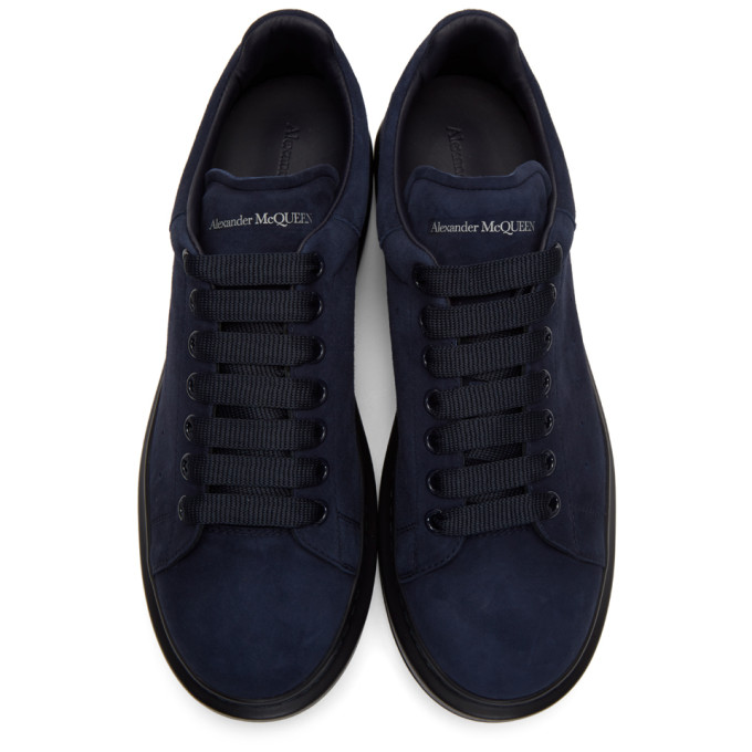 alexander mcqueen navy blue sneakers