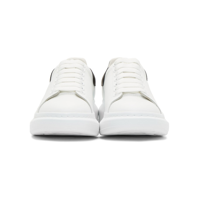 ALEXANDER MCQUEEN WHITE & BLACK OVERSIZED SNEAKERS