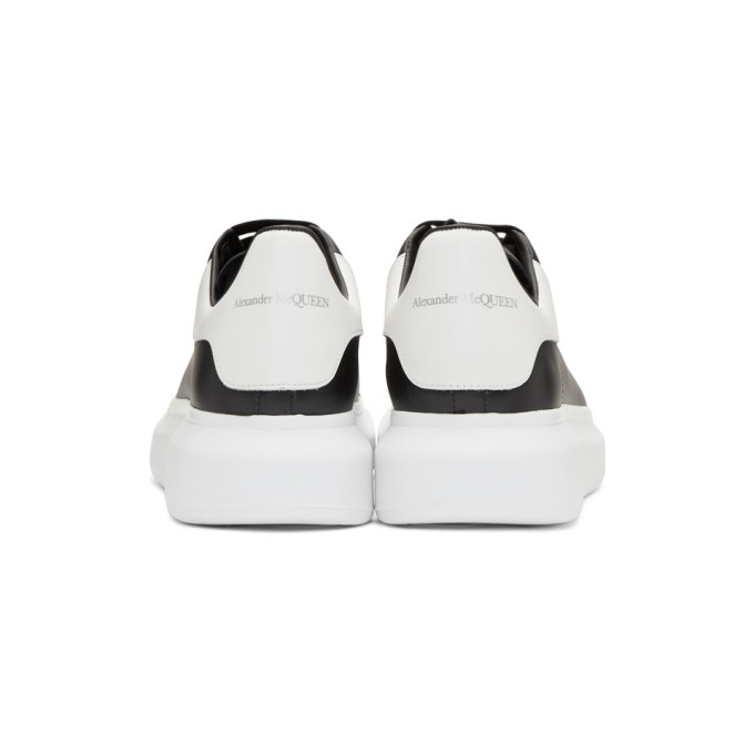 ALEXANDER MCQUEEN Black & White Oversized Sneakers