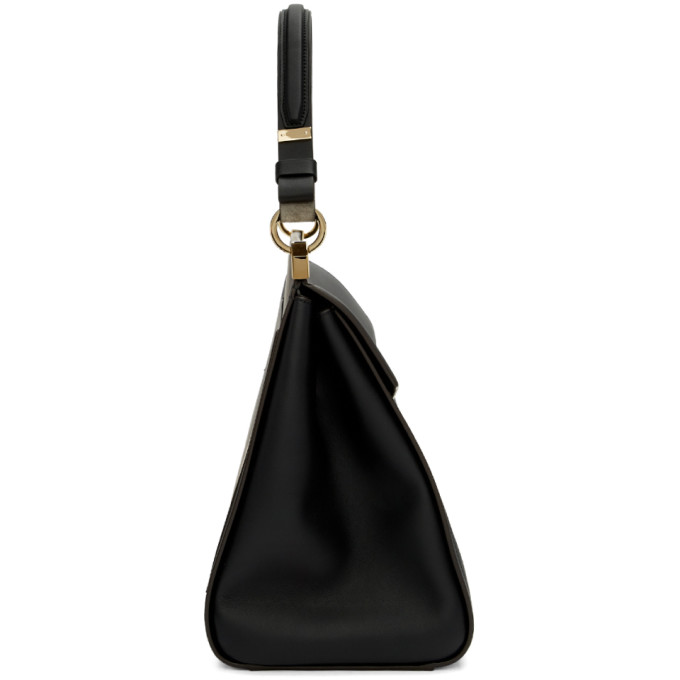 GIVENCHY GIVENCHY BLACK MEDIUM MYSTIC TOP HANDLE BAG