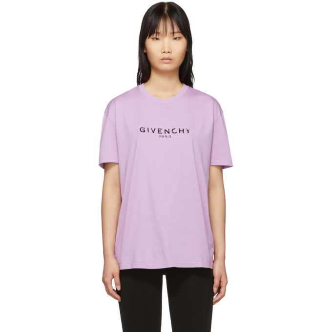 Givenchy Purple Vintage T-shirt In 541 