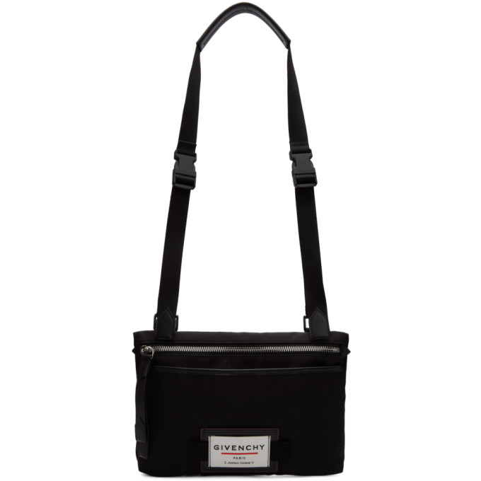 Givenchy Black Downtown Flat Crossbody Bag