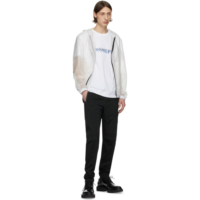 GIVENCHY GIVENCHY WHITE TRANSPARENT WINDBREAKER JACKET