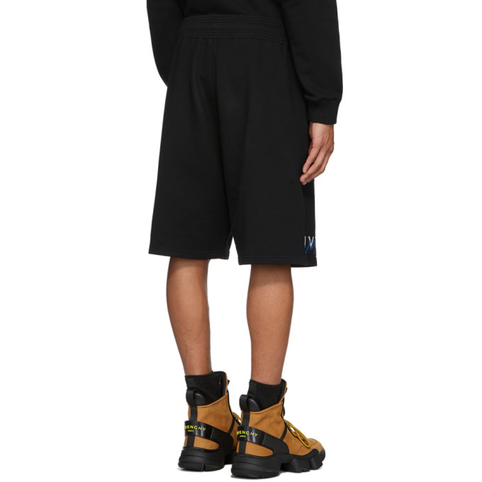 GIVENCHY GIVENCHY BLACK BOXING AMORE SHORTS