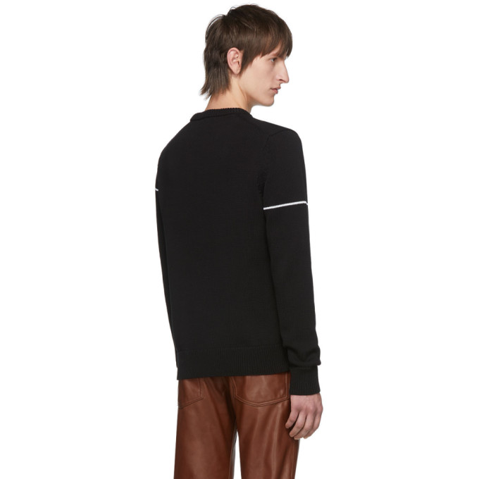 GIVENCHY GIVENCHY BLACK LOGO SWEATER