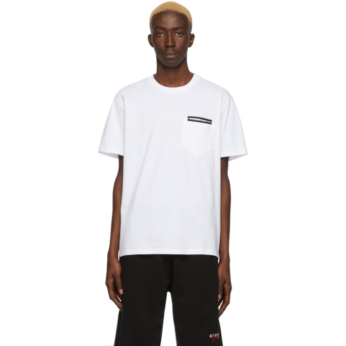 Givenchy White Fused Tape T-Shirt