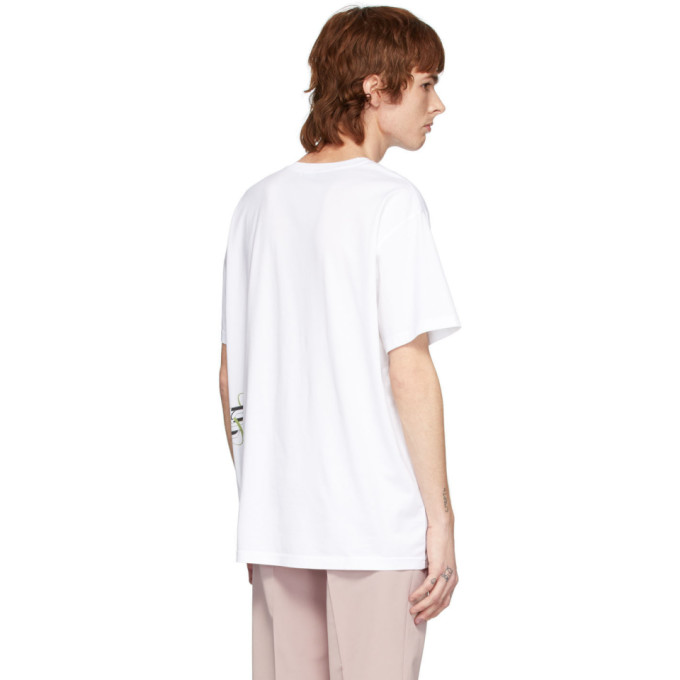 GIVENCHY GIVENCHY WHITE PEONY MAZE T-SHIRT
