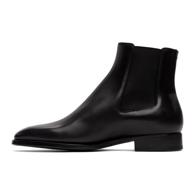 GIVENCHY GIVENCHY BLACK CLASSIC CHELSEA BOOTS