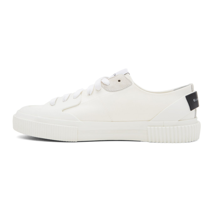 GIVENCHY GIVENCHY OFF-WHITE GIVENCHY PARIS TENNIS SNEAKERS