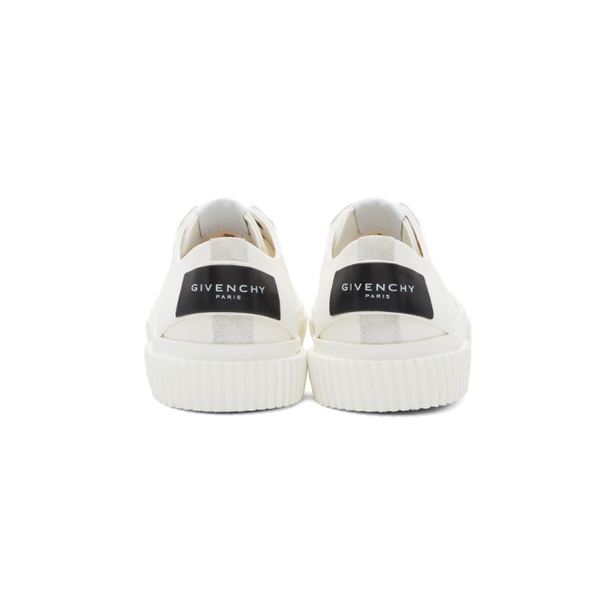 GIVENCHY GIVENCHY OFF-WHITE GIVENCHY PARIS TENNIS SNEAKERS