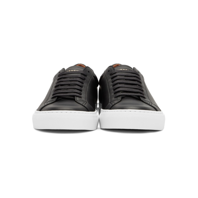 GIVENCHY GIVENCHY BLACK AND SILVER URBAN STREET SNEAKERS