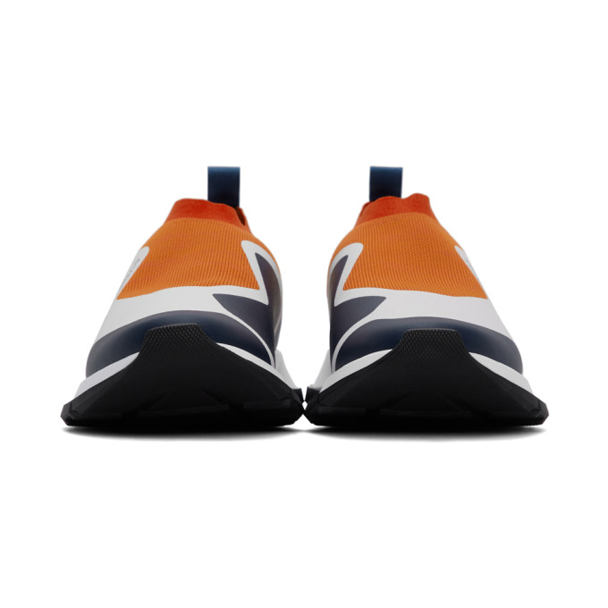 GIVENCHY GIVENCHY ORANGE SPECTRE KNIT SNEAKERS