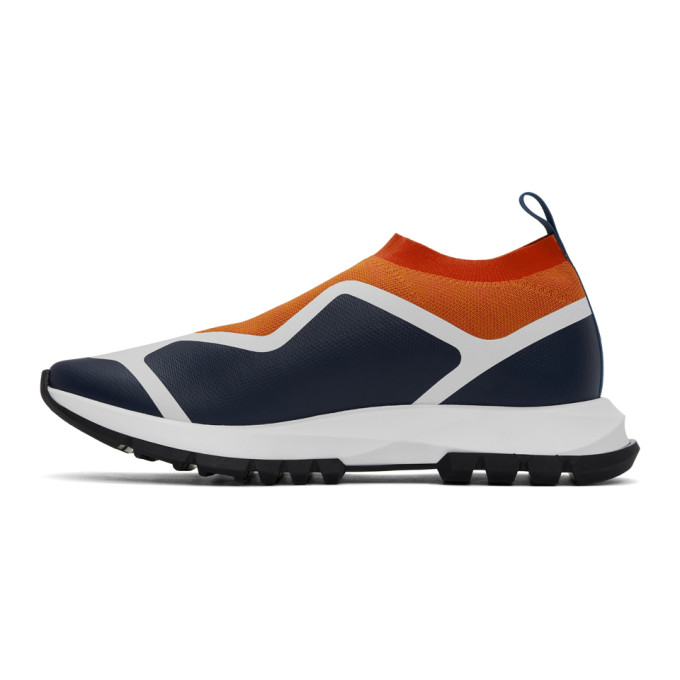 GIVENCHY GIVENCHY ORANGE SPECTRE KNIT SNEAKERS
