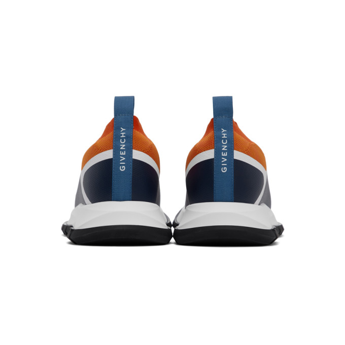 GIVENCHY GIVENCHY ORANGE SPECTRE KNIT SNEAKERS