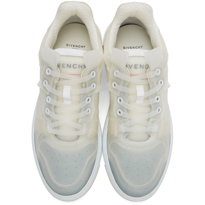 GIVENCHY GIVENCHY WHITE BASKETS WING SNEAKERS