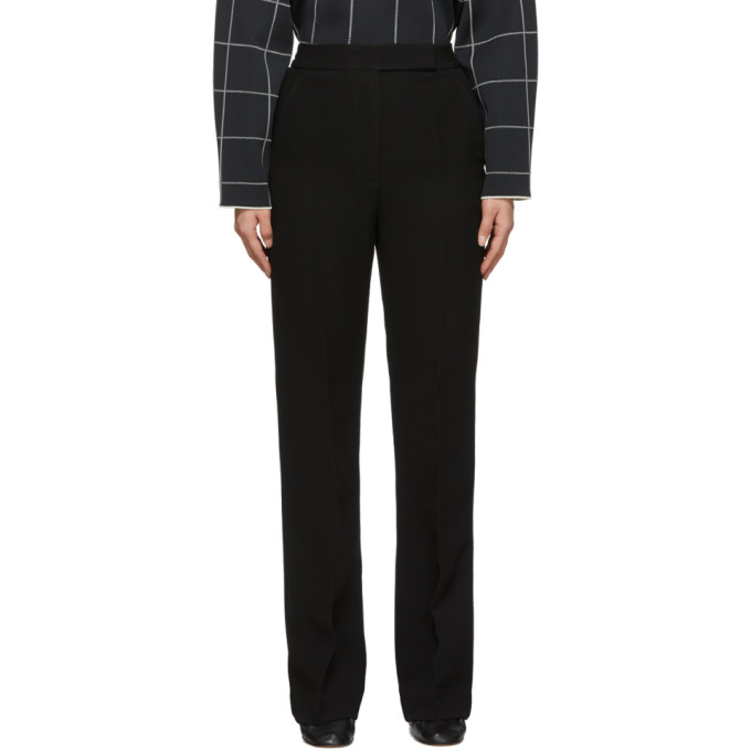 31 Phillip Lim Black Topstitch Cady Trousers