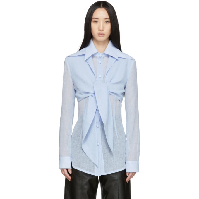 Matériel Tbilisi Materiel Tbilisi Blue Layer Shirt In Periwinkle