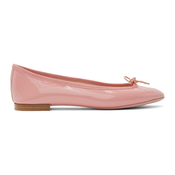 Repetto Pink Patent Lili Ballerina 