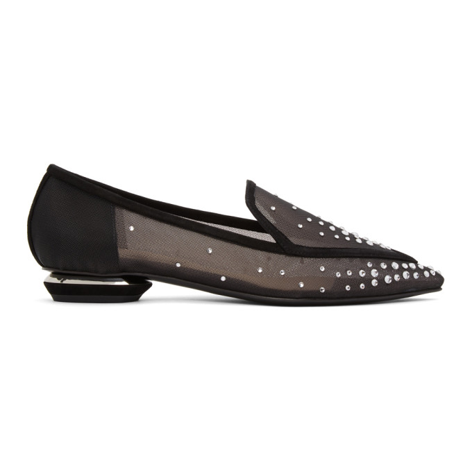 NICHOLAS KIRKWOOD NICHOLAS KIRKWOOD BLACK MESH BEYA LOAFERS